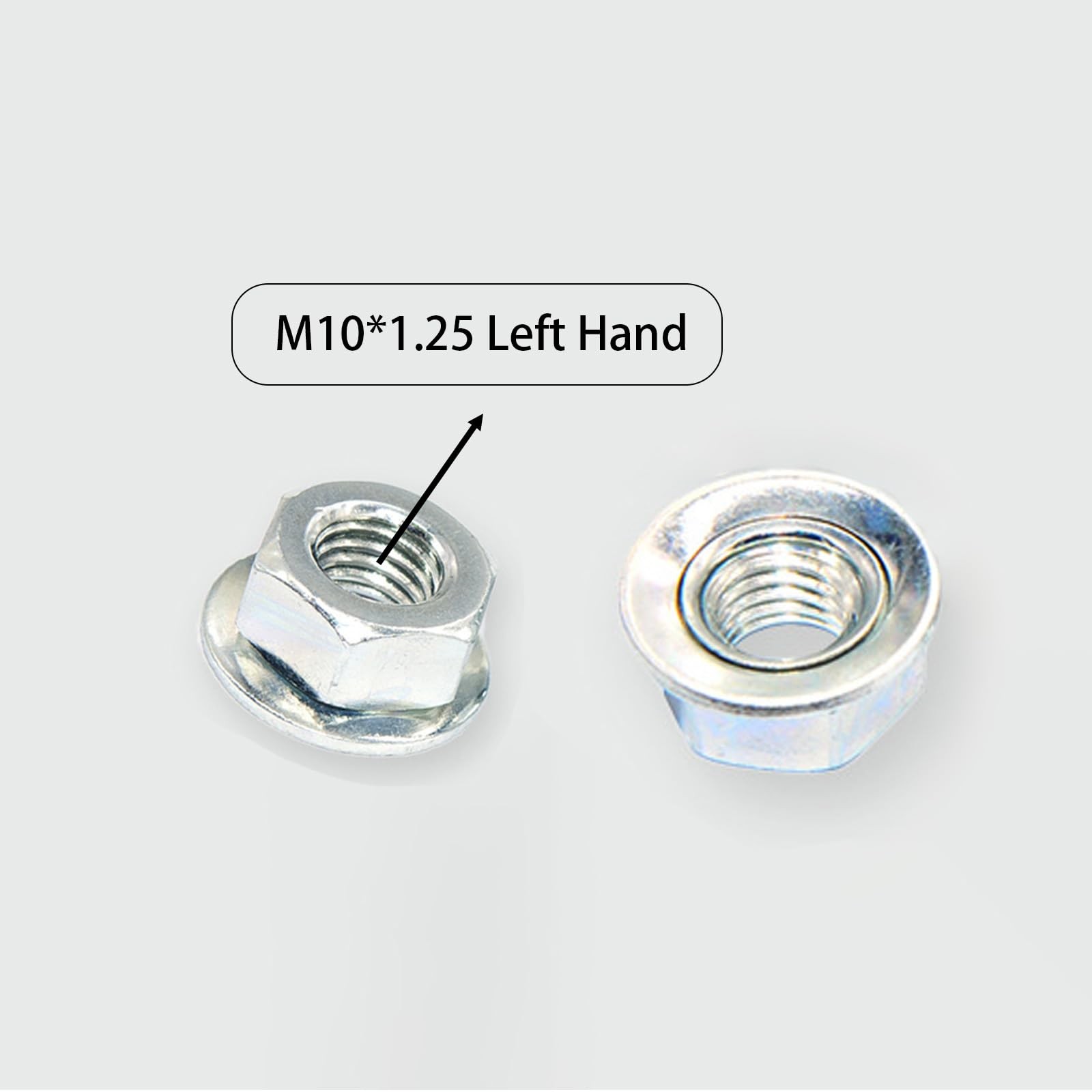 Replacement Parts,6 pcs Blade Nut M10x1.25 Left Hand Thread Nut fits for Husq…
