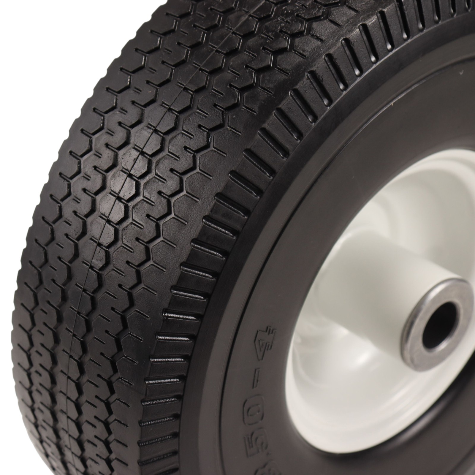 2 Flat Free Front Tires Replacement Toro 105-3471 TimeCutter 4.10/3.50-4