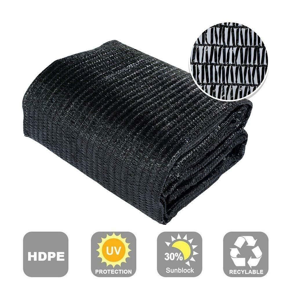 30% Sunblock Shade Cloth for Plant Cover Greenhouse Barn Various Size