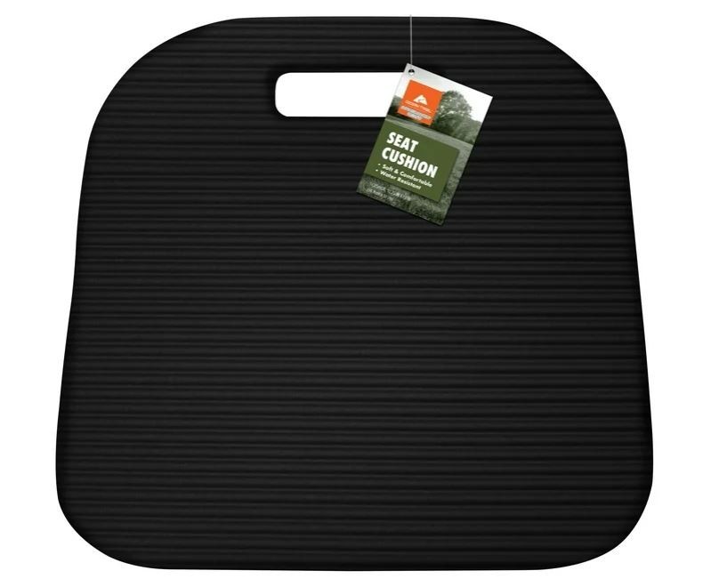 Comfortable Soft Foam Stadium Seat Cushion, Multi-Purpose Seat Cushion, Black