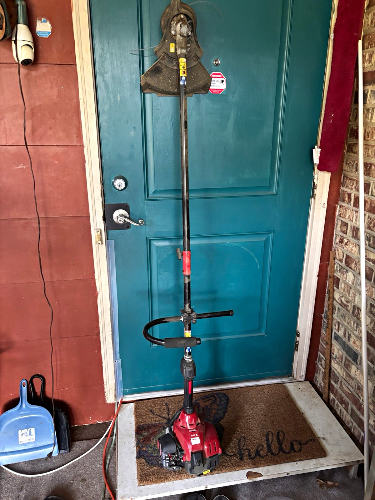 Troy-Bilt TB27EC 2-Stroke Gas Straight Shaft String Trimmer, Red/Black