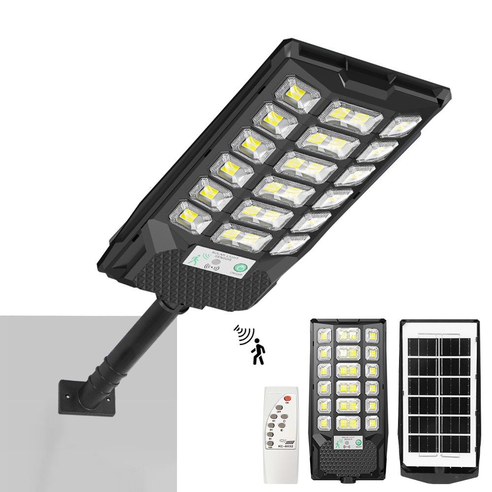 2 Pack Commercial 1000000LM LED Dusk to Dawn Solar Street Light Road Area Lamp