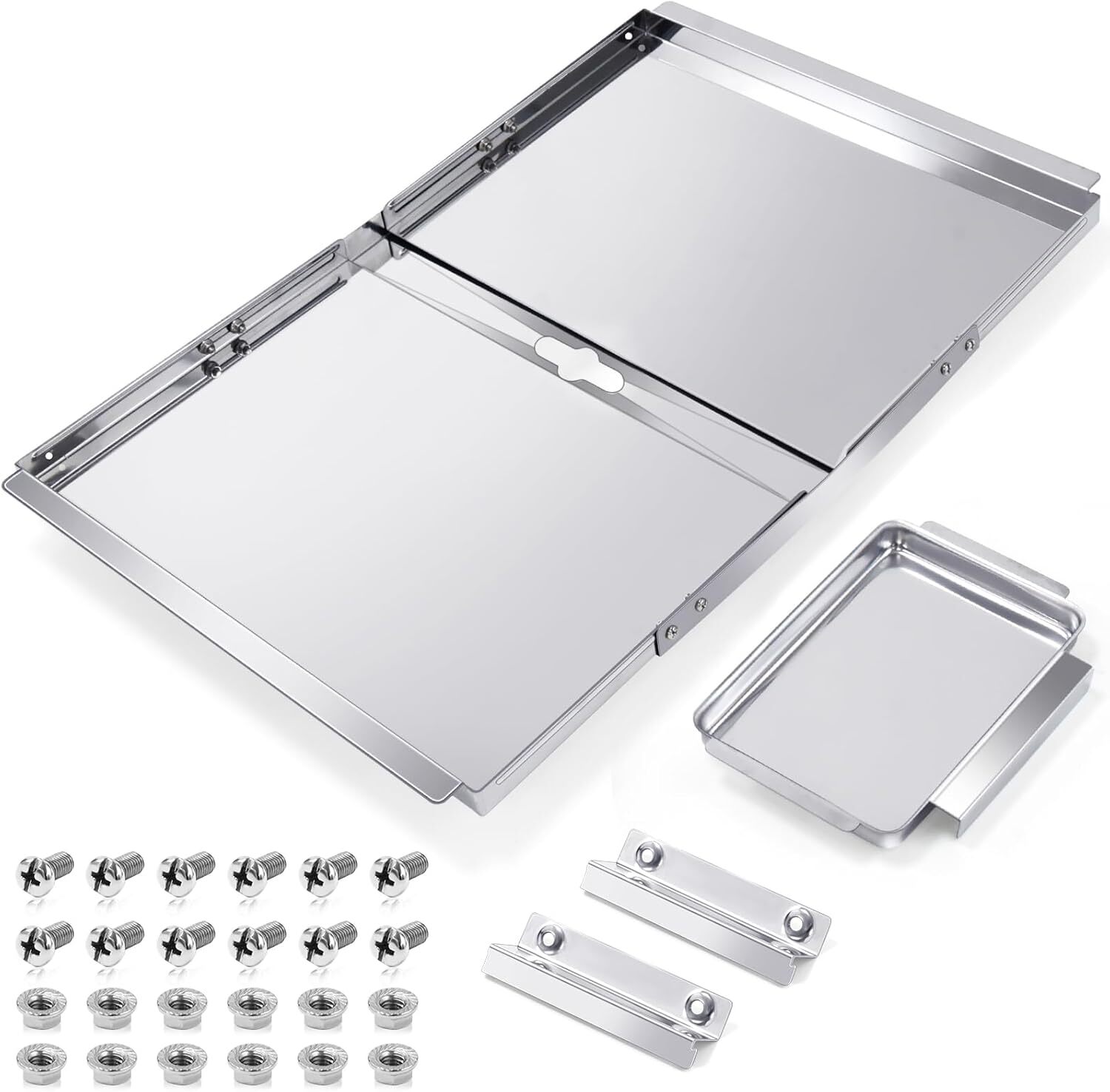 24”-30”Grease Tray w/ Catch Drip Pan Replacement for Nexgrill Dyna-Glo Kenmore