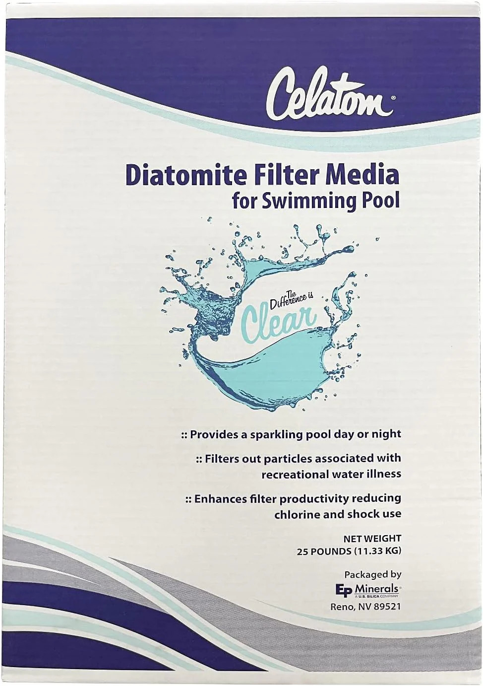 Celatom Diatomite Filter Media Diatomaceous Earth 25lb