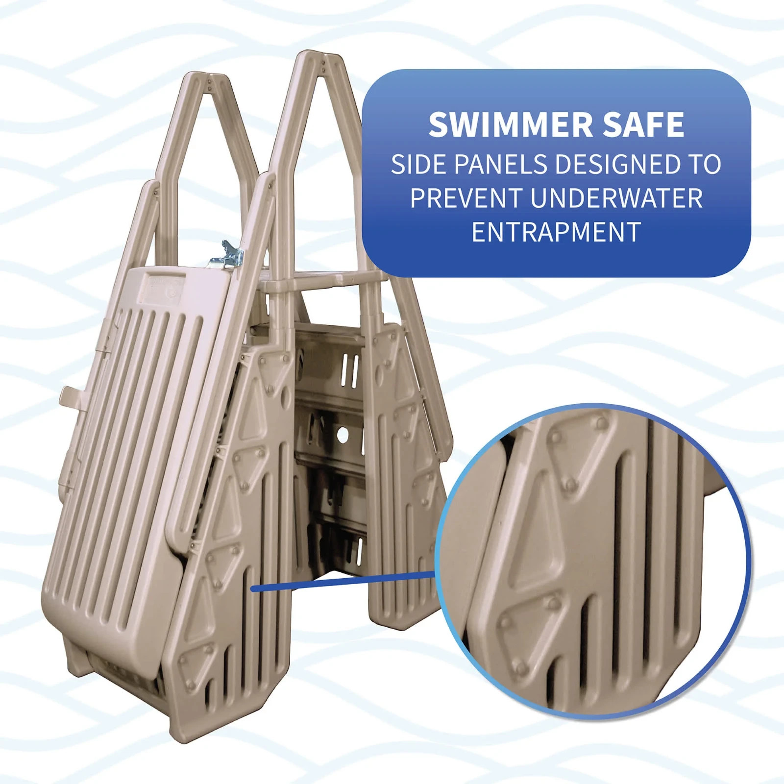 Neptune A-Frame Entry System for Above Ground Swimming Pools (Choose Color)