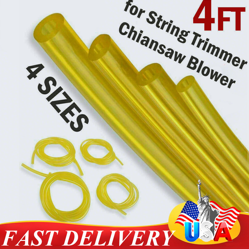 4 Size – 16 Feet Fuel Line Hose Petrol Tubing Chainsaw Common Weedeater 2 Cycle