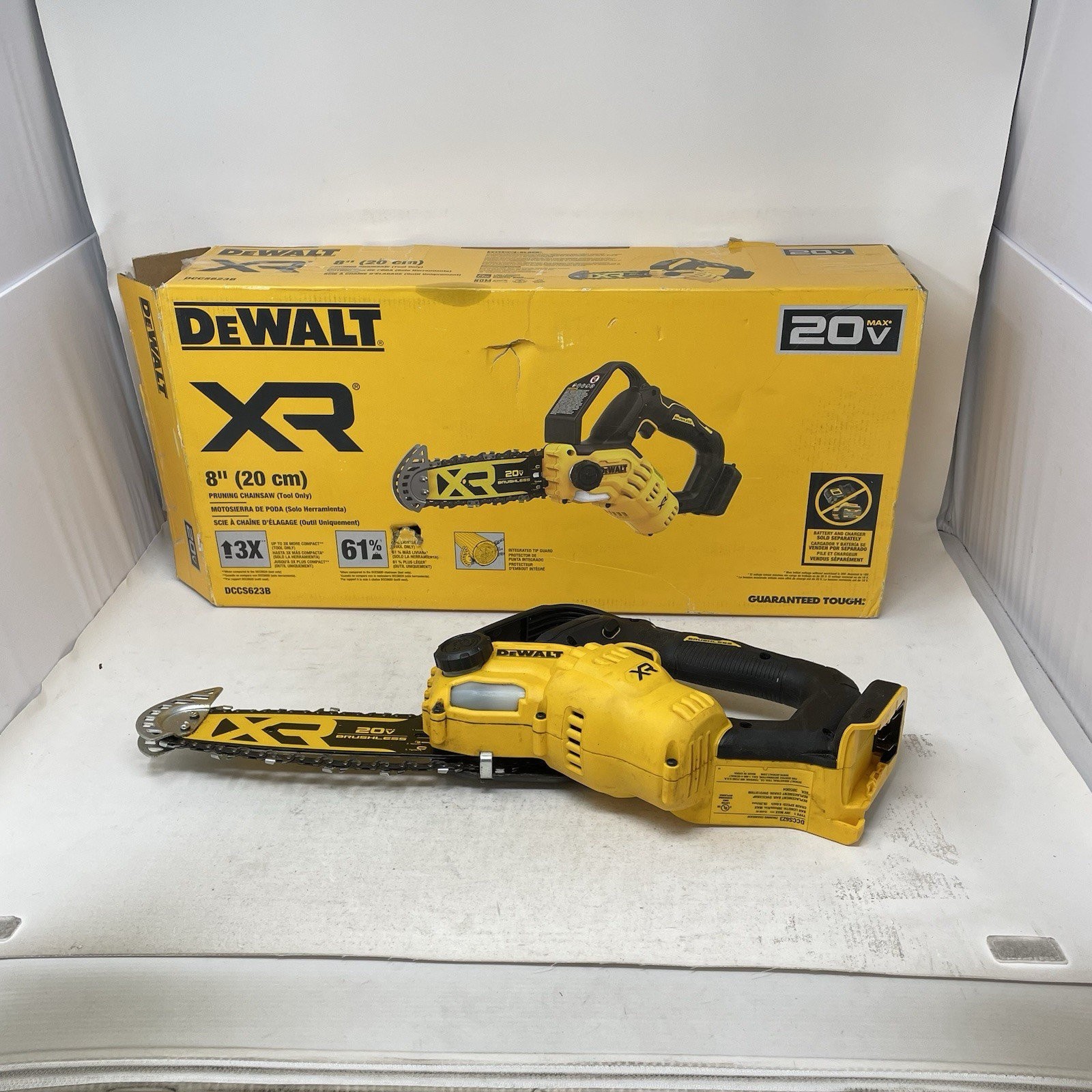 Dewalt Max 8″ 20V Pruning Electric Cordless Chainsaw DCCS623B *Parts Only*