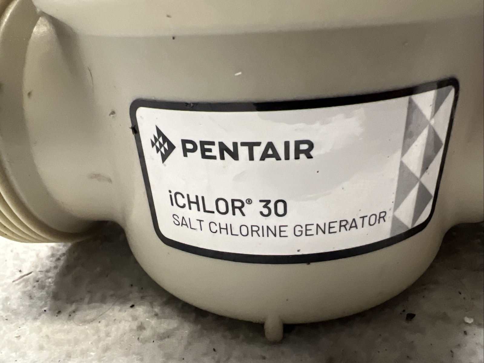 Pentair Ichlor 30 Salt Chlorine Generator (Cell Only) For Parts, non-working