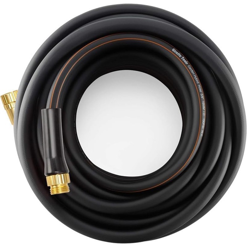 Giraffe Tools Garden Hose Hybrid Water Hose 5/8”x 25/50/75/100ft Male to Female