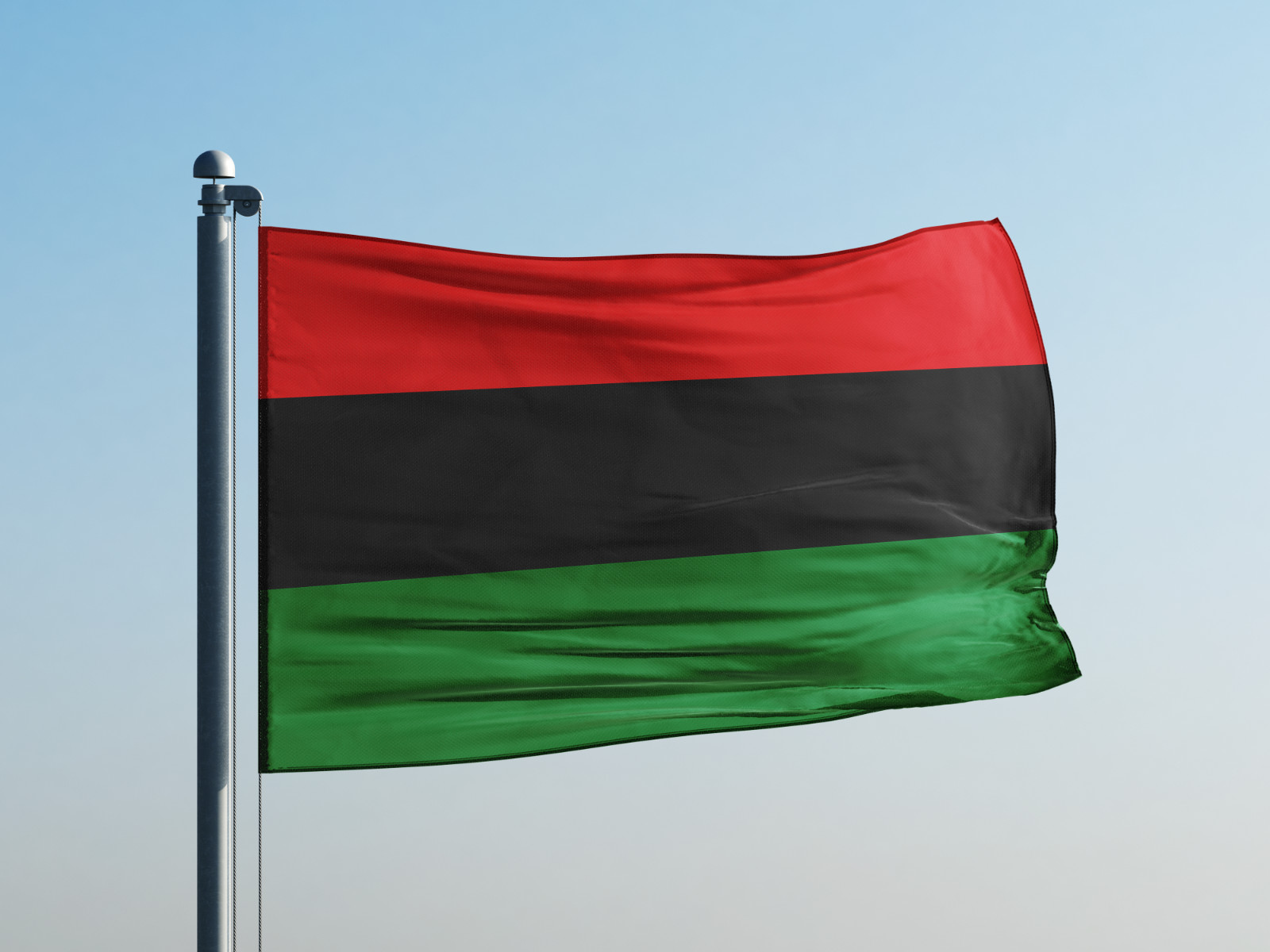 Pan-African UNIA Flag 3×5 ft | Red Black Green Marcus Garvey All Weather Outdoor