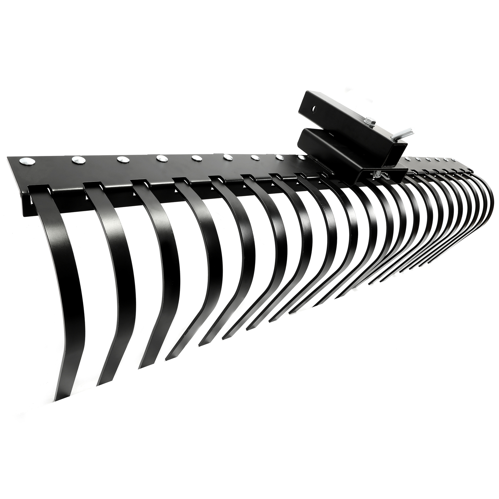 2″ Hitch Receiver 3 Point Landscape Rake 5′ For ATV UTV SXS Compact Tractors