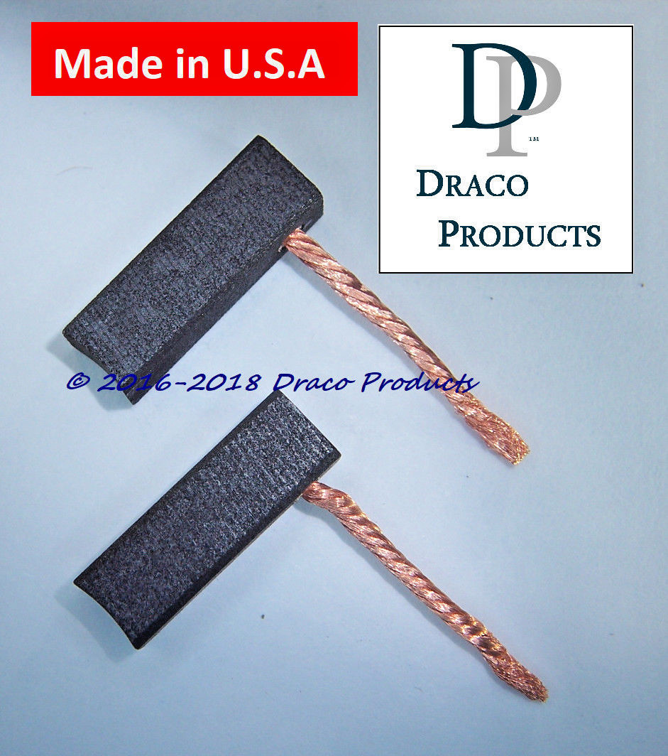 Toro Rake & Vac Super & Ultra Blower Vacuum 12 Amp Motor Carbon Brush Set(2) #11