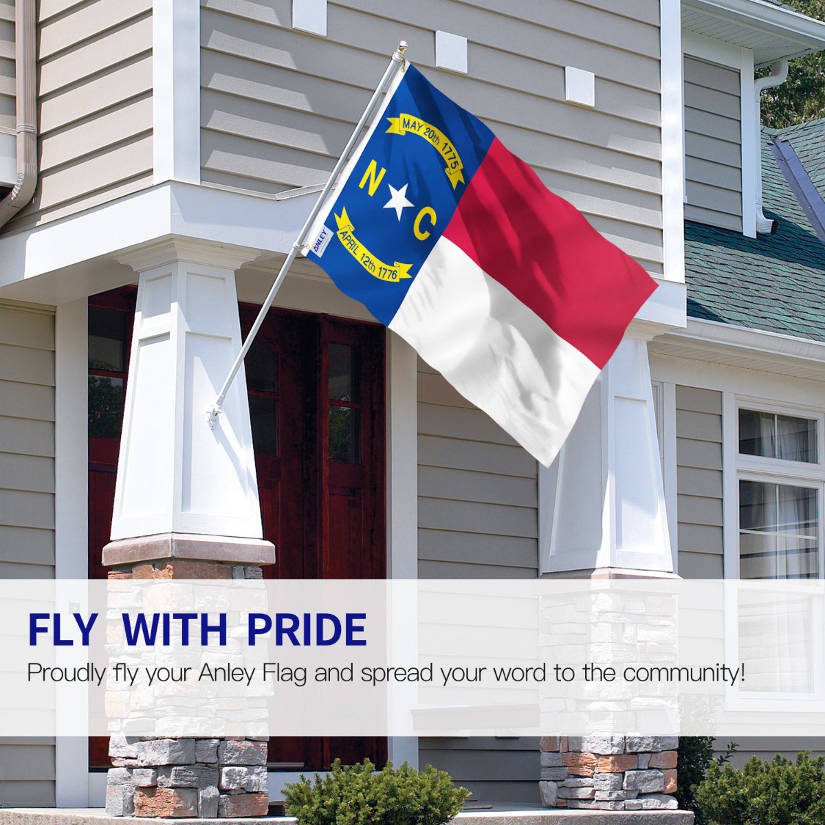 Anley Fly Breeze 3×5 Foot North Carolina State Flag – North Carolina NC Flags