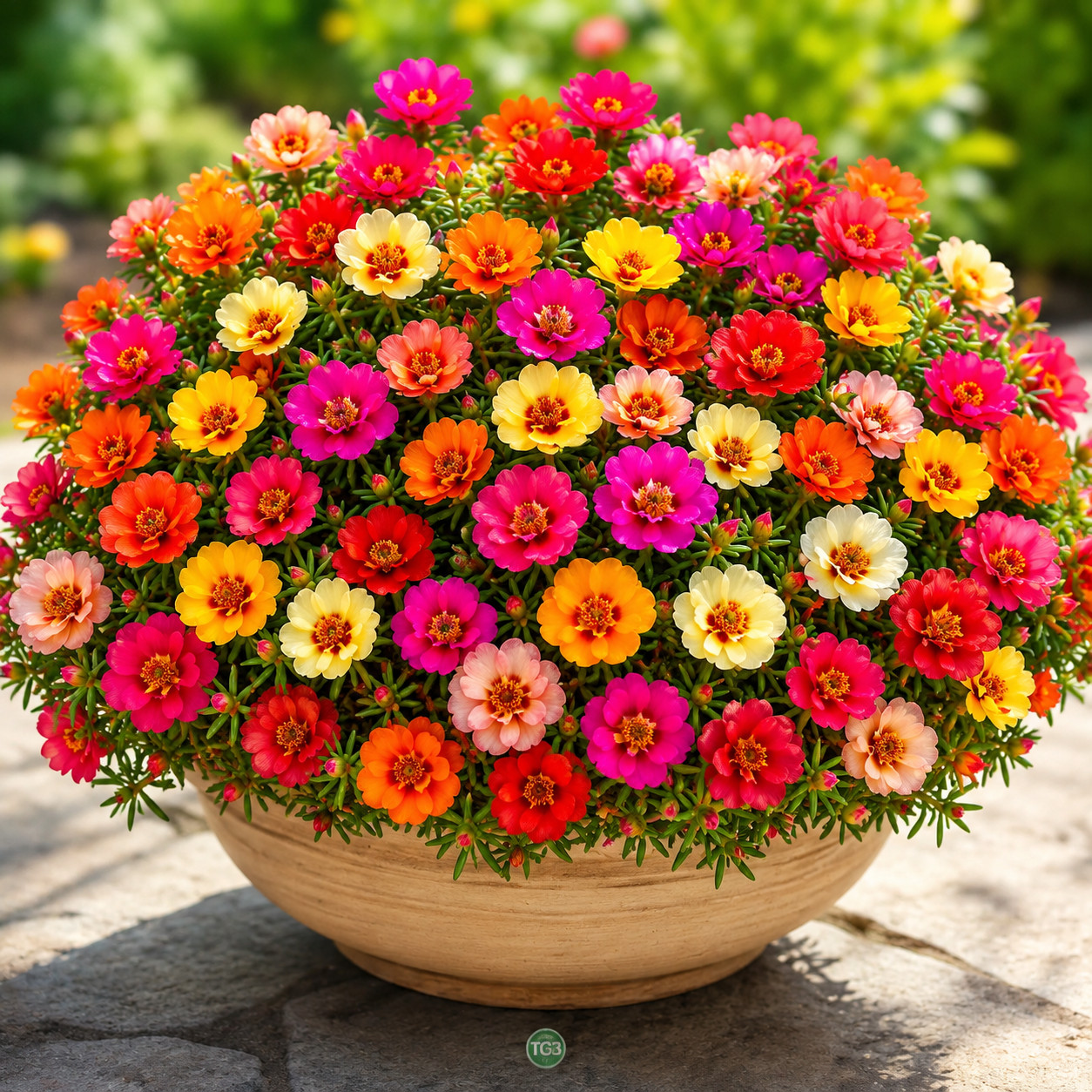 3000+ MOSS ROSE GRANDIFLORA SEEDS SPRING MIX FLOWERS GROUNDCOVER BUTTERFLIES USA