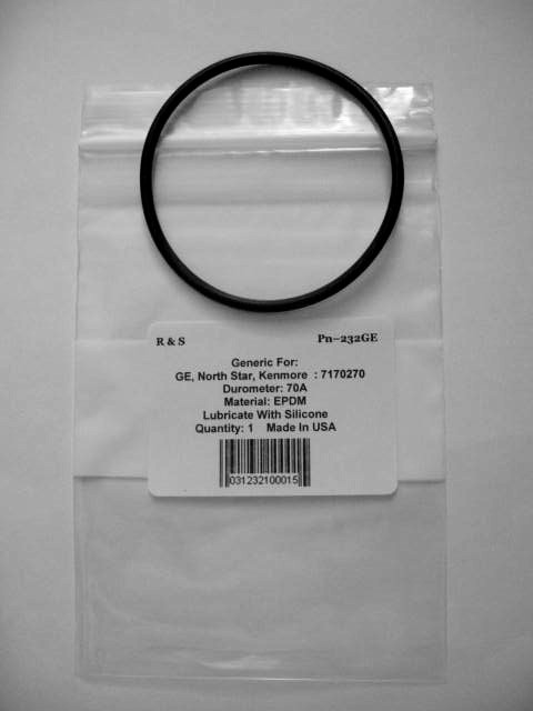 North Star, Kenmore 7170270 O-Ring / 2764-0026 / R&S 232GE/ EPDM Material