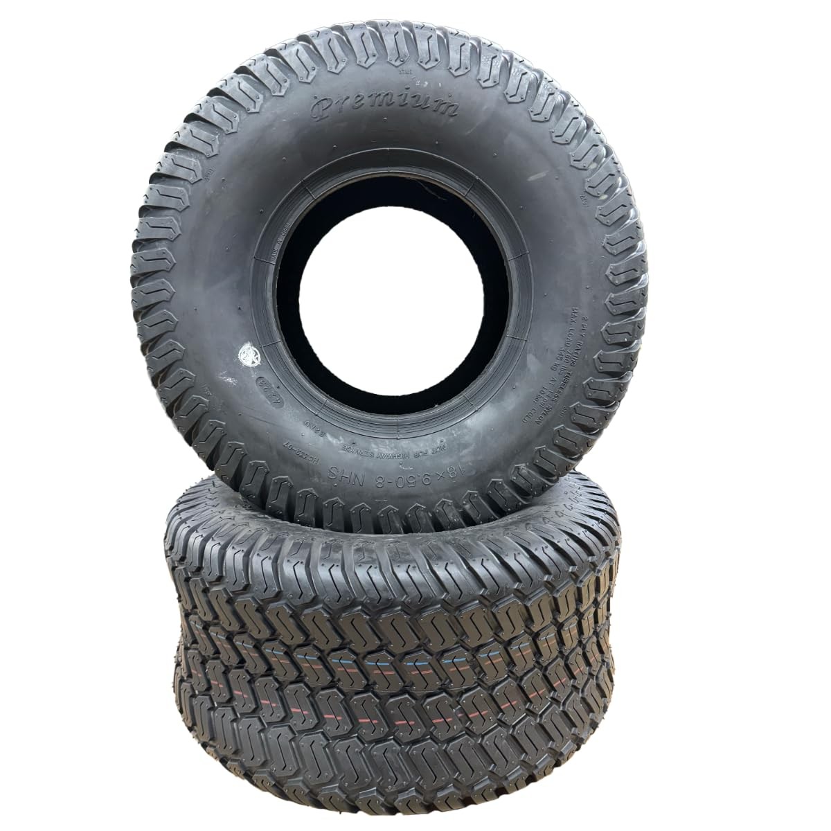 Hoosier Wheel Set of 218×9.508 2 Ply Turf Tire Direct Replacement for Toro T…