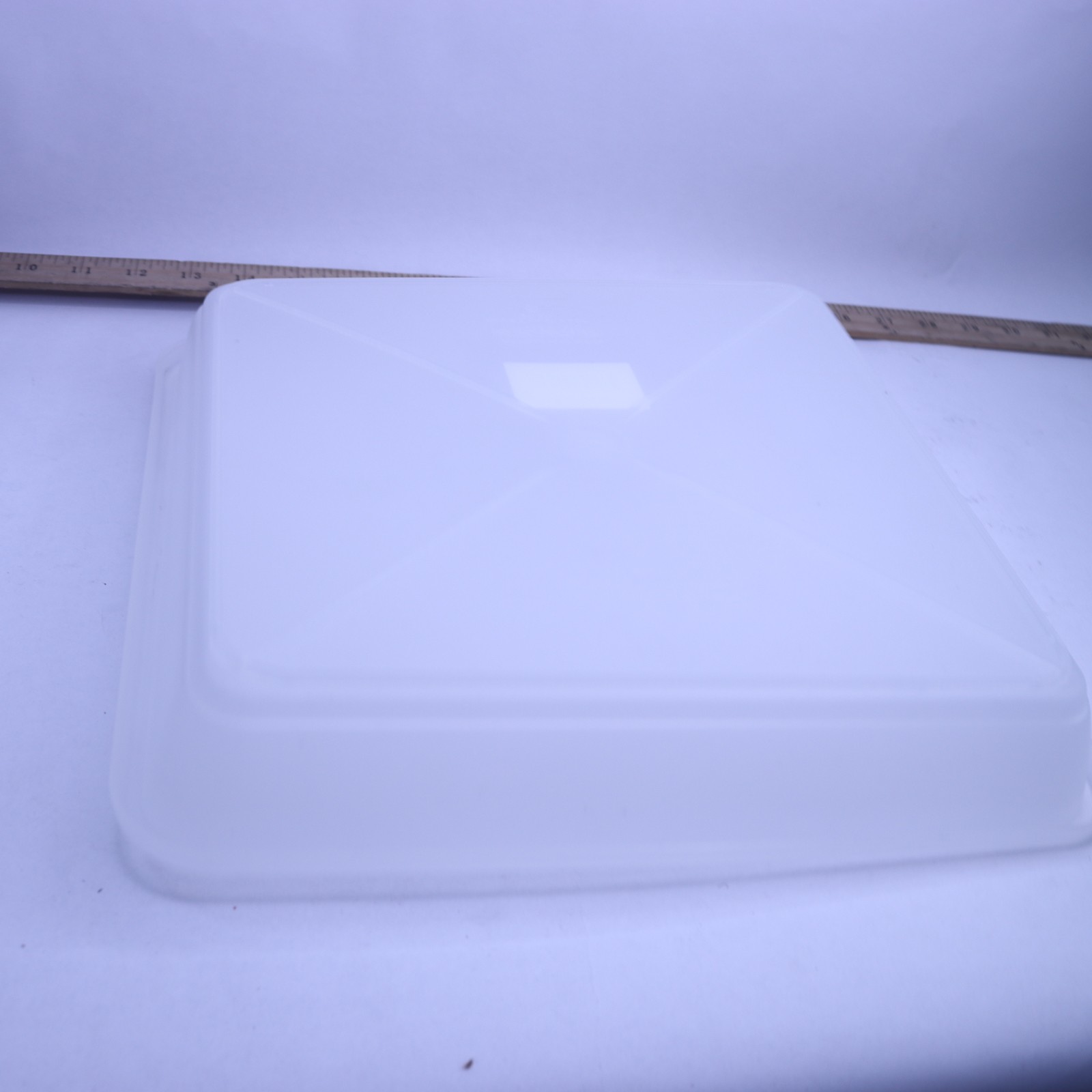 Vigoro 11 in. Square Heavy-Duty Plastic Planter Saucer (11 in. L x 11 in. W)
