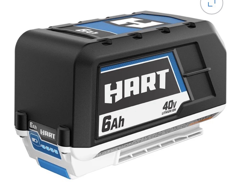 BRAND NEW (NOT USED) Hart 40V 6.0Ah Lithium-Ion Battery HLBP04 & Charger HLCG01