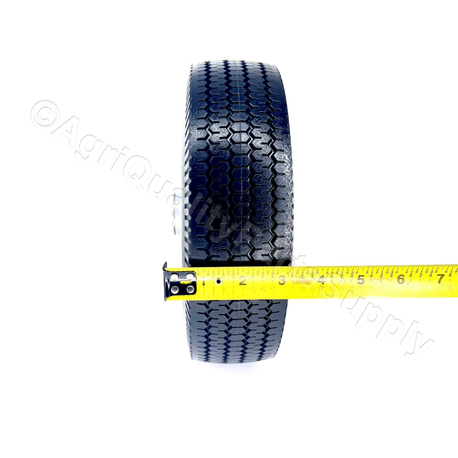 Two(2) 4.10/3.50-4 Flat Free Utility and Hand Truck Tire / Wheel 1/2″ Bearing