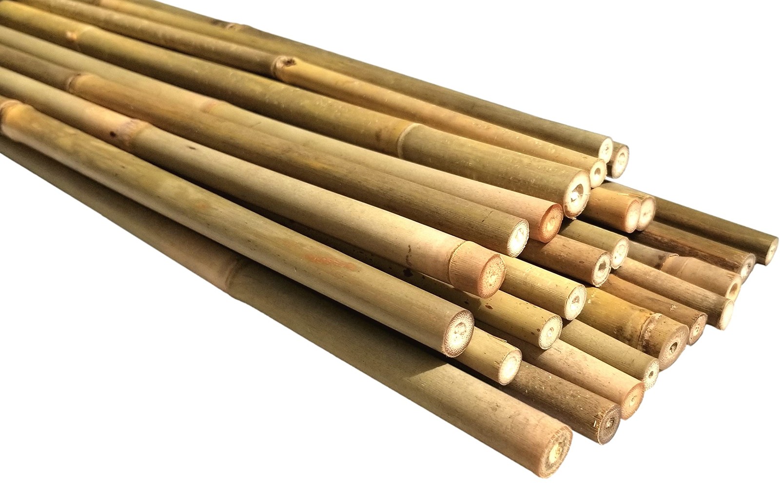 Natural Bamboo Poles, Eco-Friendly Plant Support Garden Stakes 4Ft Long, Diamete