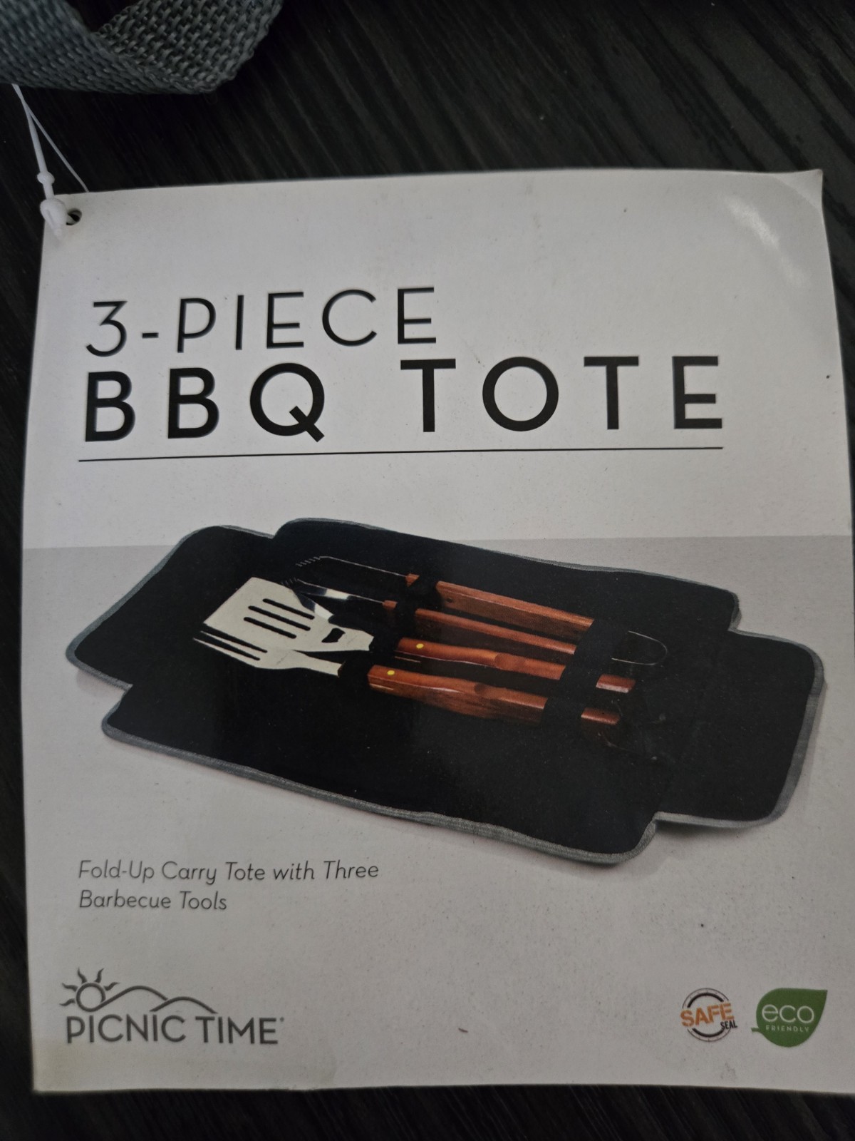 Jack Daniels Branded Picnic Time 3PC BBQ Tote Set New With Tags