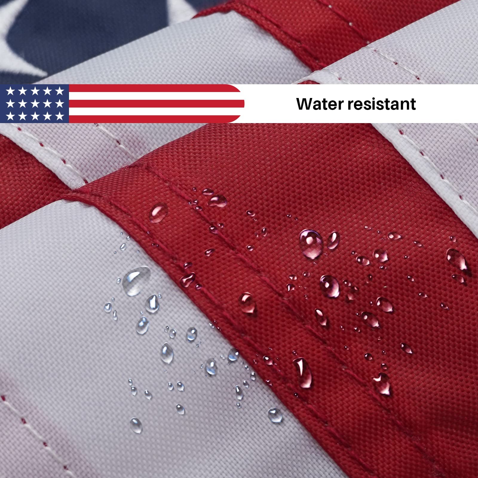 American Flag 12×18 Inches Made in USA, Embroidered Small 12×18 Inches USA Flag