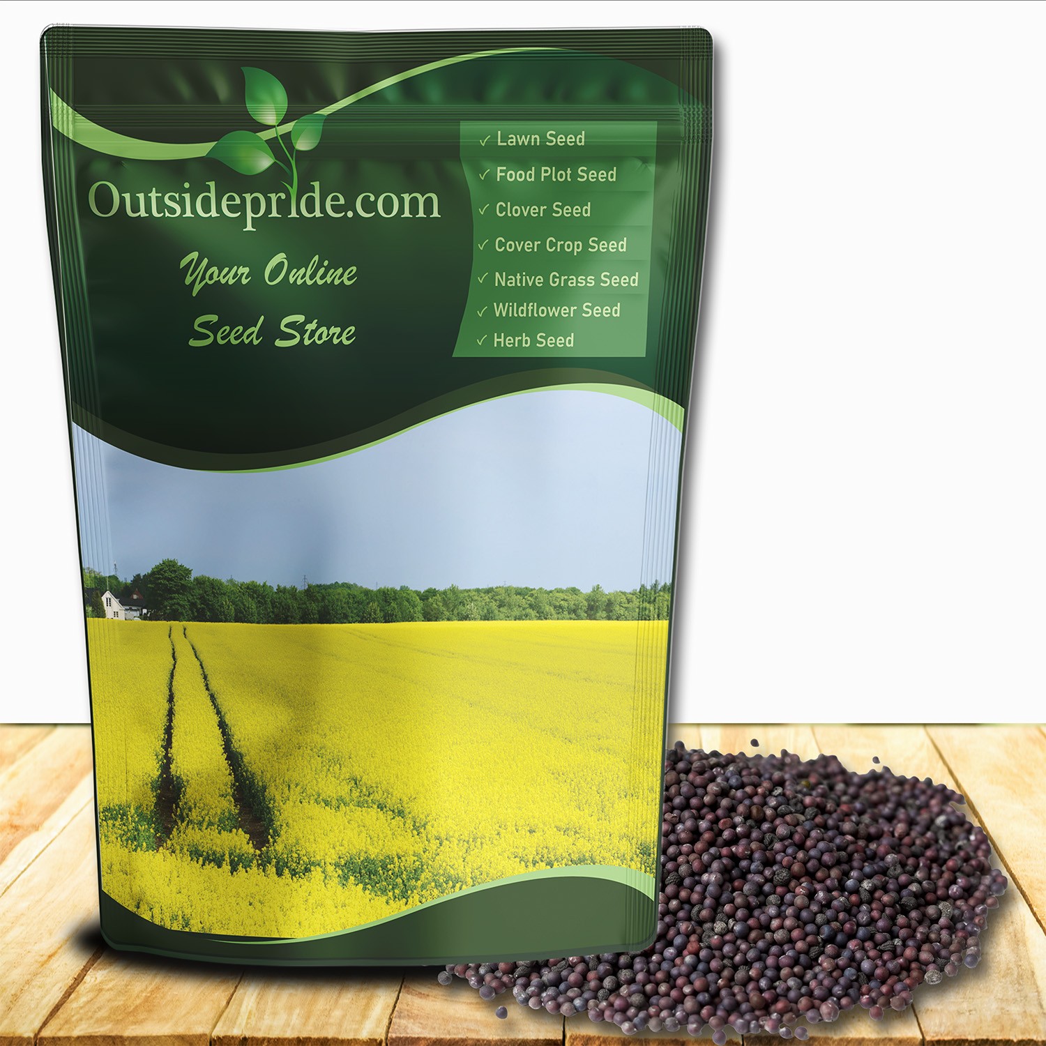 5 LBS Trophy Rape Seed For Deer Food Plots – Brassicas
