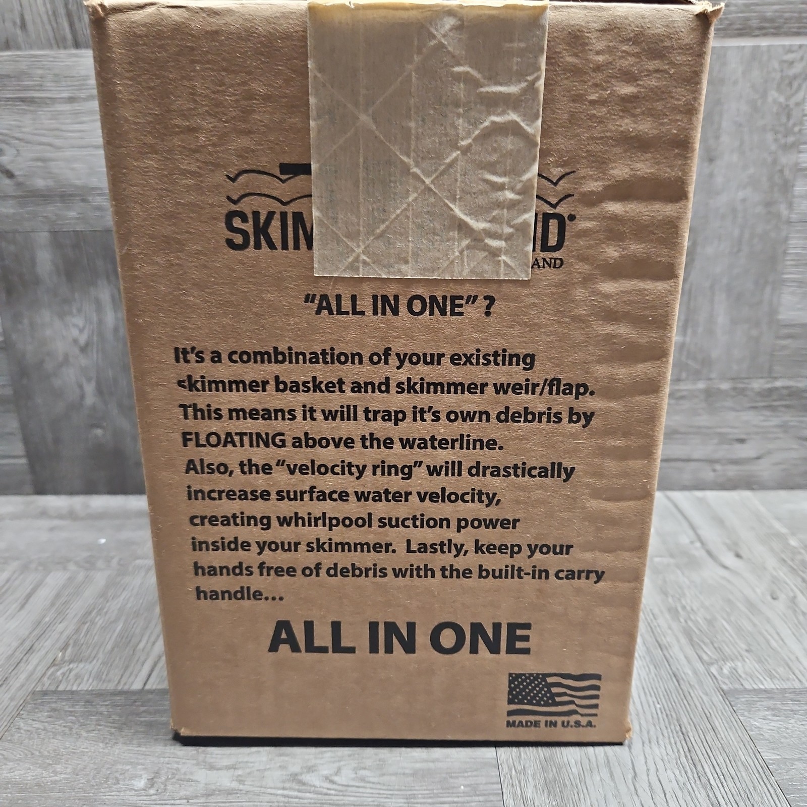 Skim A Round “All-In-One” Pool Skimmer Basket Made In USA