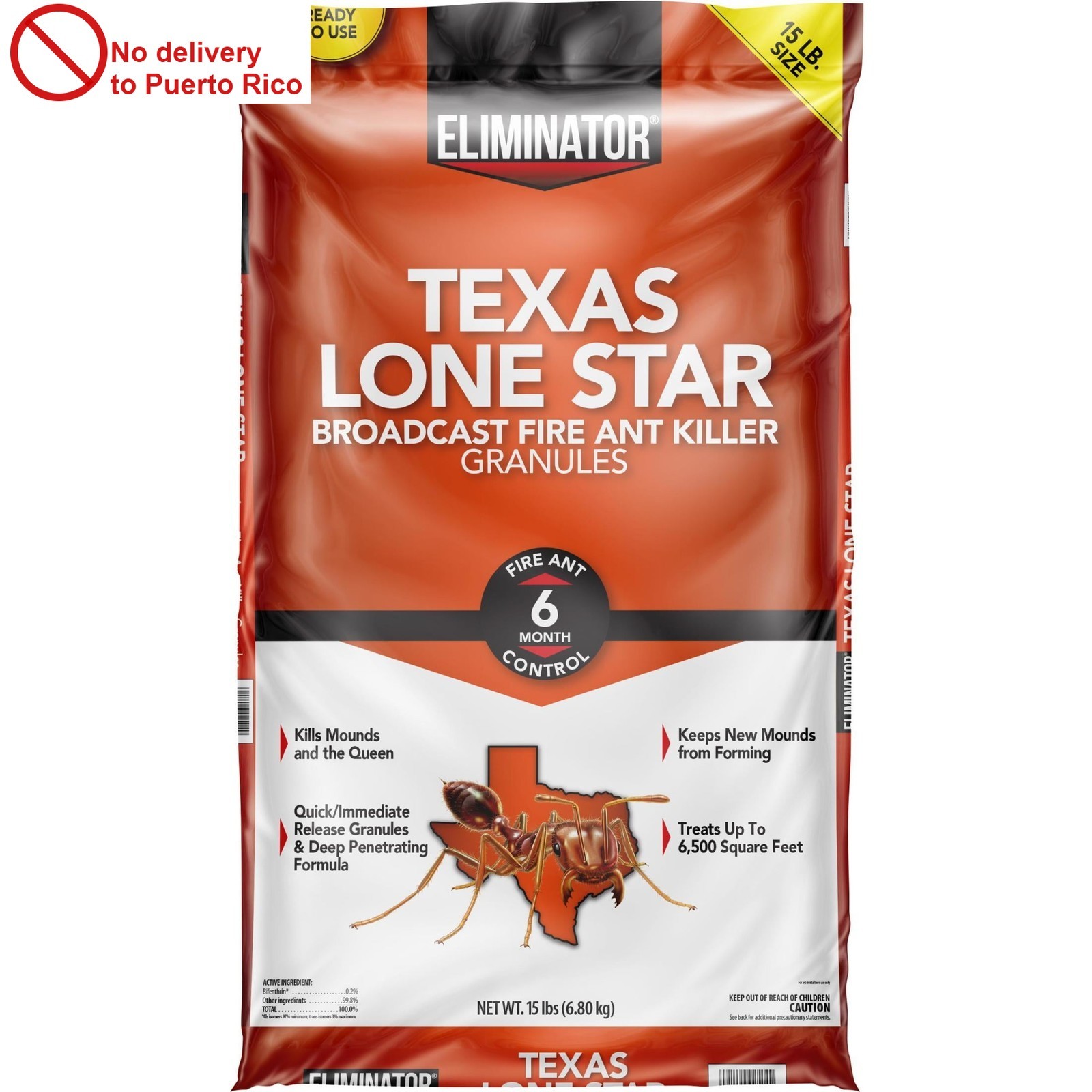 Texas Lone Star Fire Ant Killer Lawn Insect Granules, 15 lb. Lasts up to 6Months
