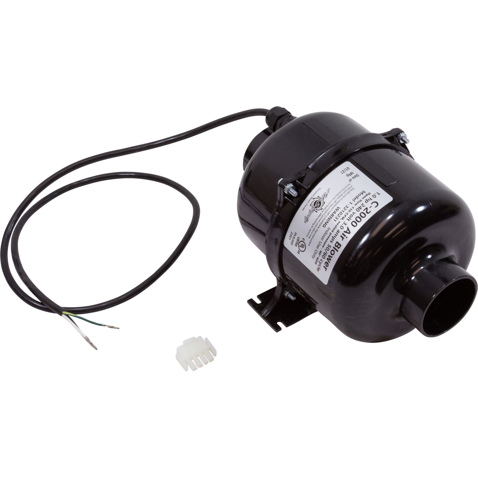 Blower, Air Supply Comet 2000, 1.0hp, 230v, 2.5A, 4ft AMP