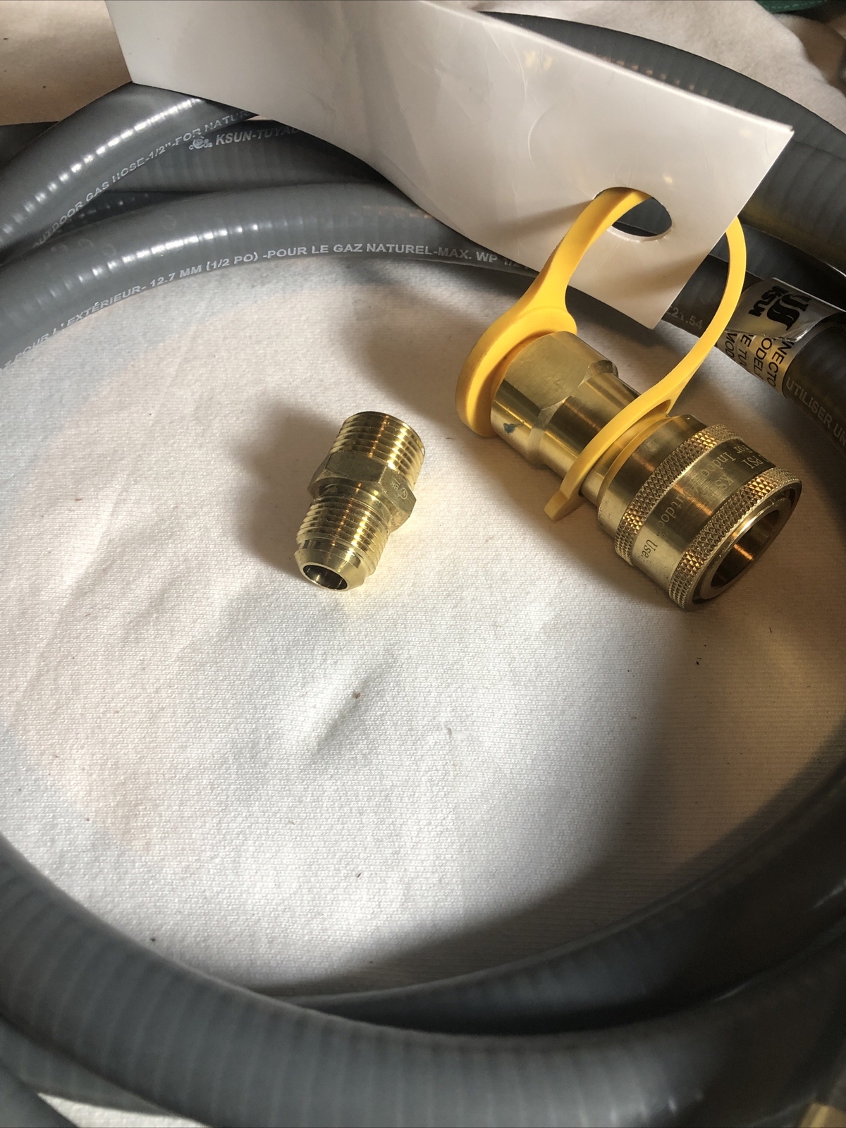 Gassal Gas Hose For Natural Gas with Quick Connect 1/2″ x 10 Ft