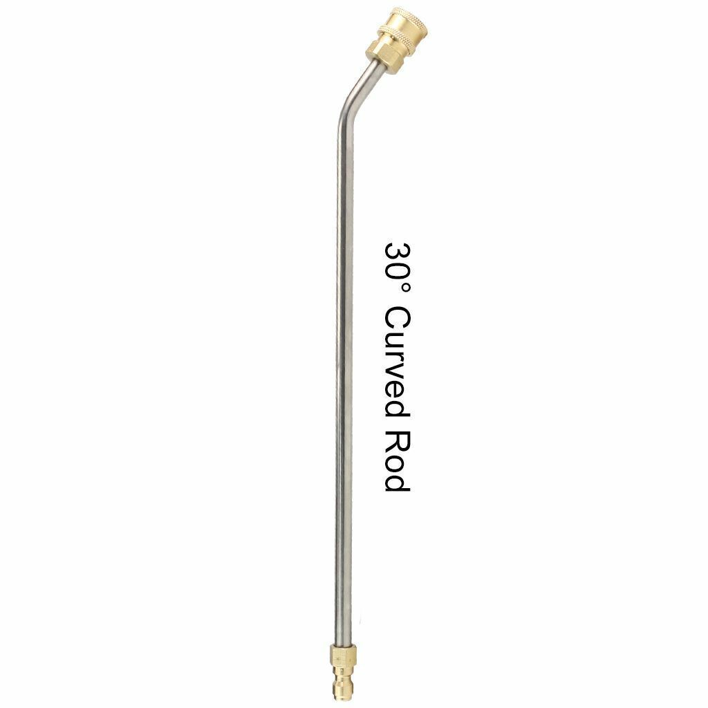 High Pressure Rod Washer Extension Gutter Rod Cleaner Wand Attachment Accessory