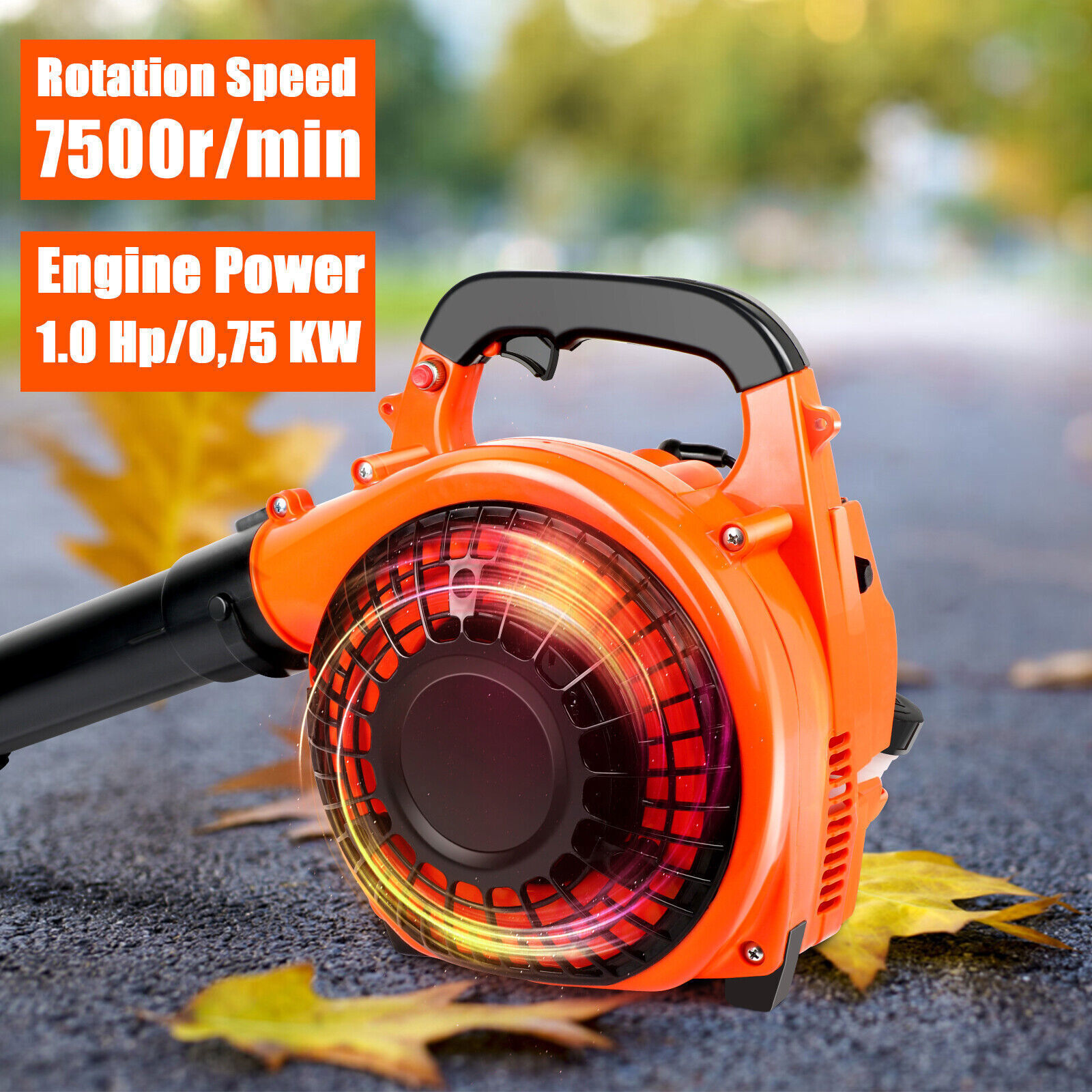 2 Cycle 26CC Handheld Gas Blower 275CFM 1.0 Hp Gas Powered Commercial Heavy Duty