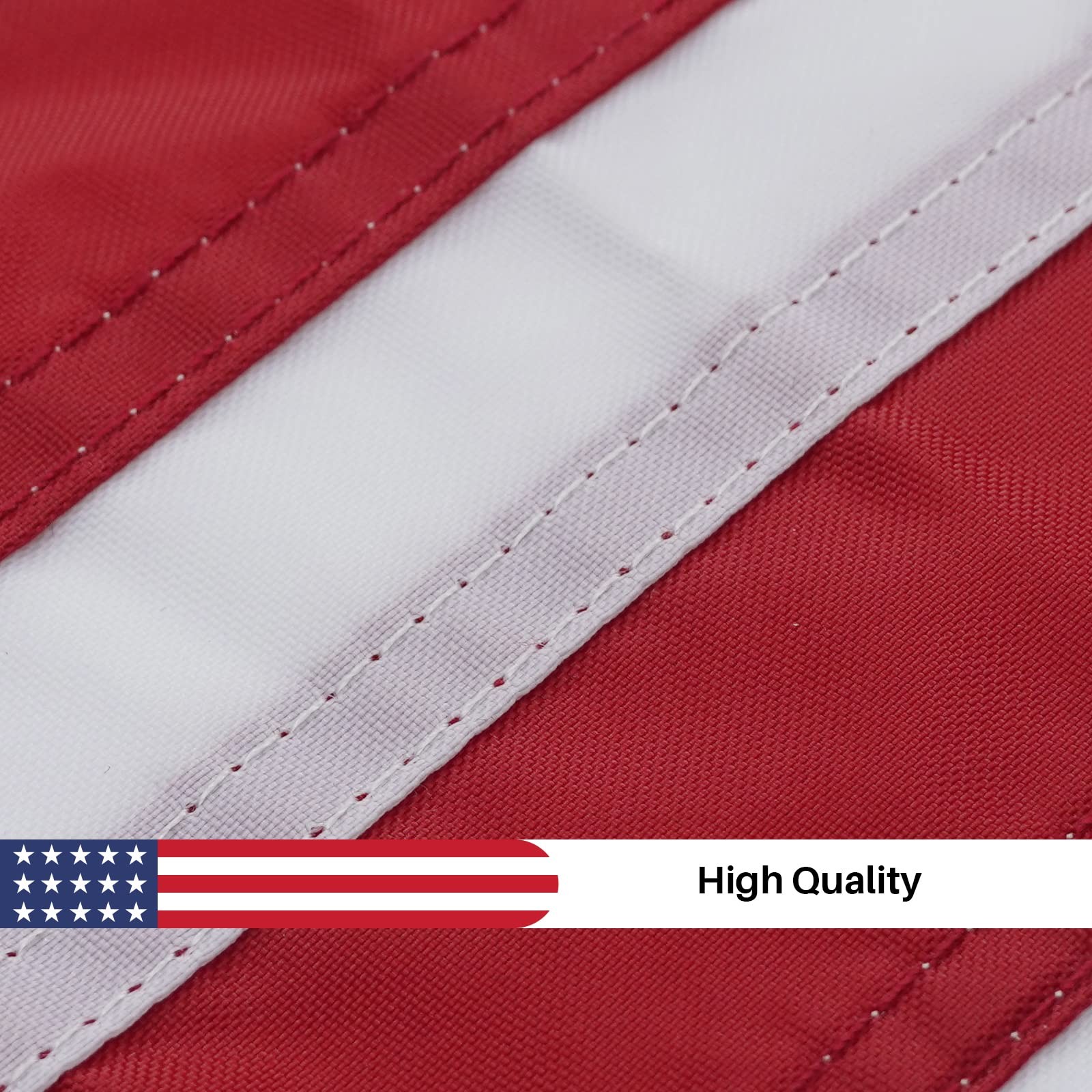 American Flag 12×18 Inches Made in USA, Embroidered Small 12×18 Inches USA Flag