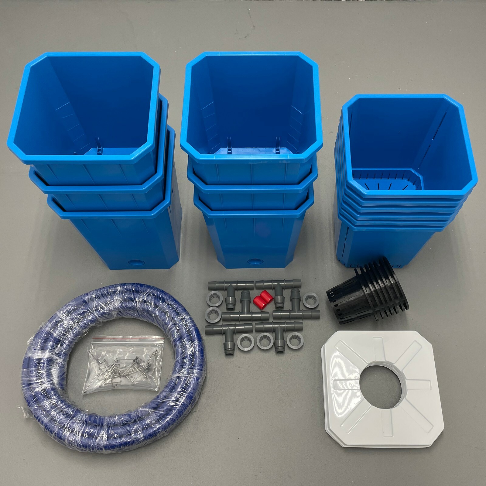 Deep Water Culture (DWC) Hydroponic 6 Bucket Expansion Kit