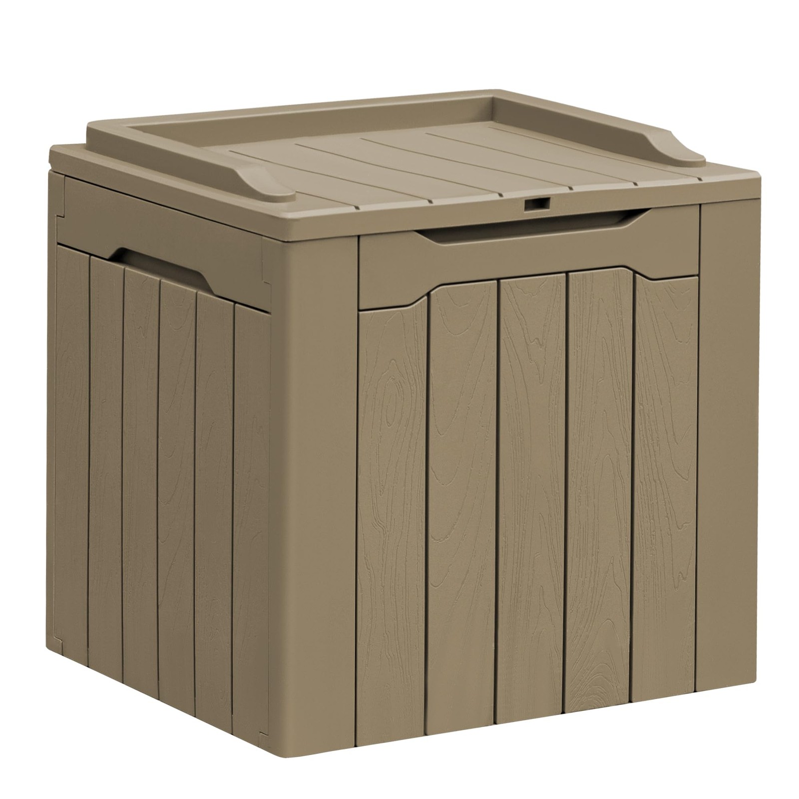 31 Gallon Resin Deck Box All Weather Outdoor Storage for Furniture & Toys