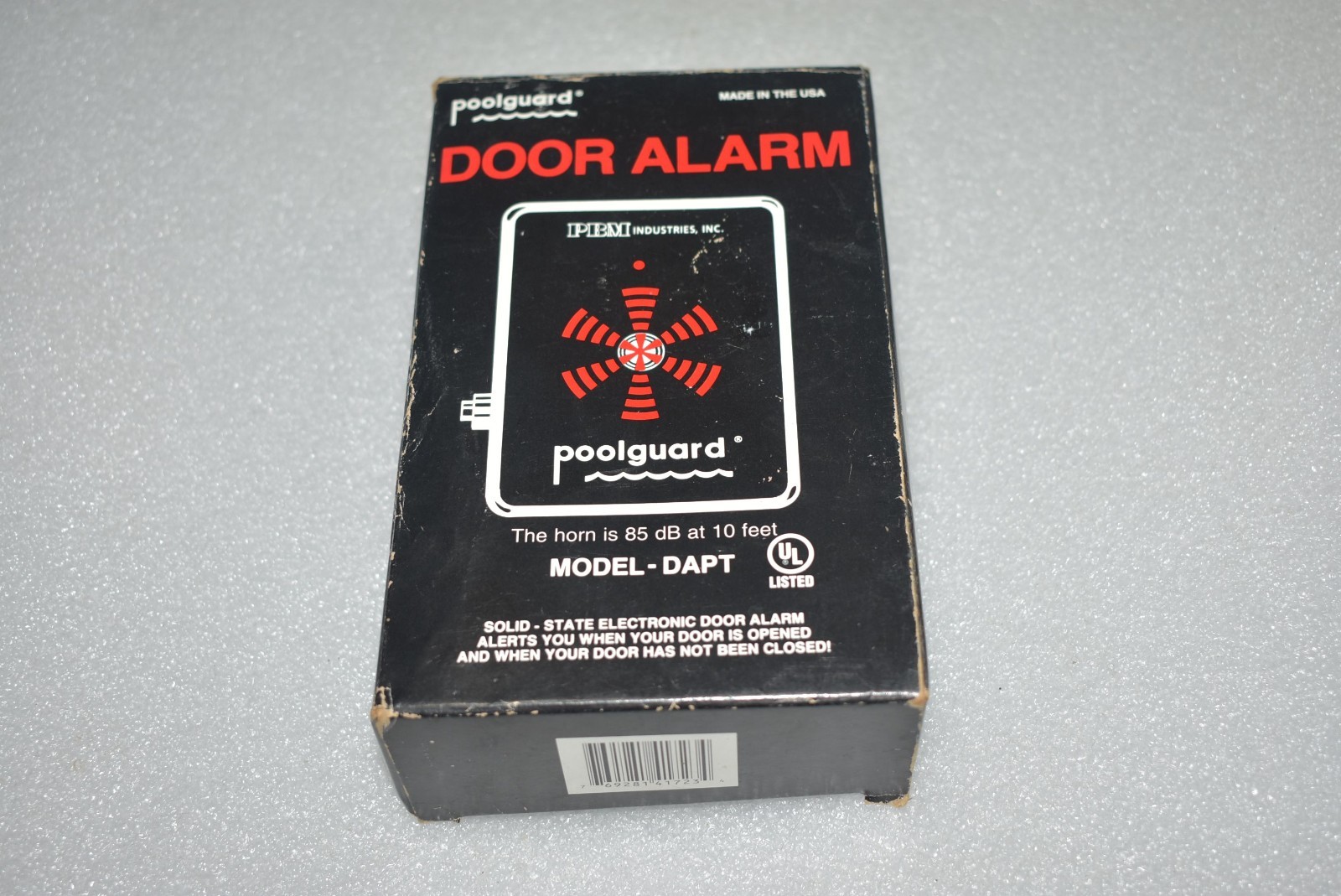 POOLGUARD DAPT POOL DOOR SAFETY/GATE/ENTRY ALARM -WIRED, 87db NEW