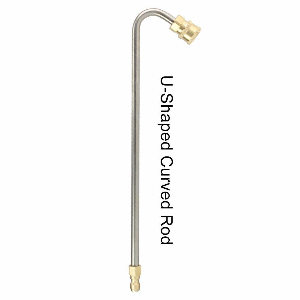 High Pressure Rod Washer Extension Gutter Rod Cleaner Wand Attachment Accessory