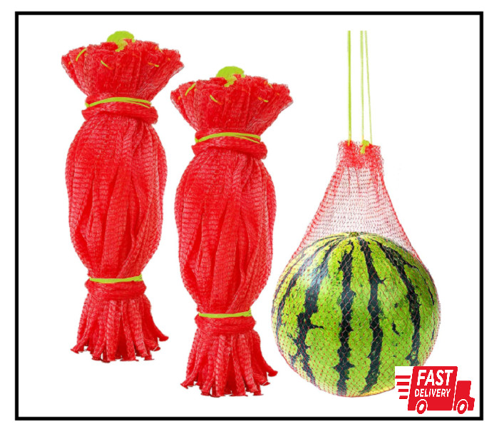 100 Pcs Melon Hammocks Watermelon Net Bags Vegetabel Fruit Mesh Bags for Pumpkin
