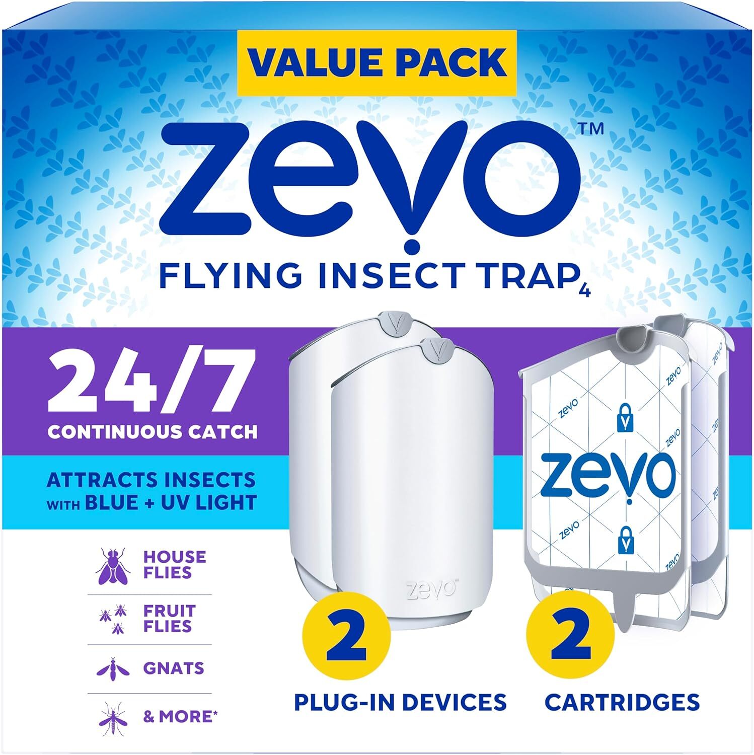 Indoor Fly Traps: Lighted traps for fruit flies, gnats and houseflies.