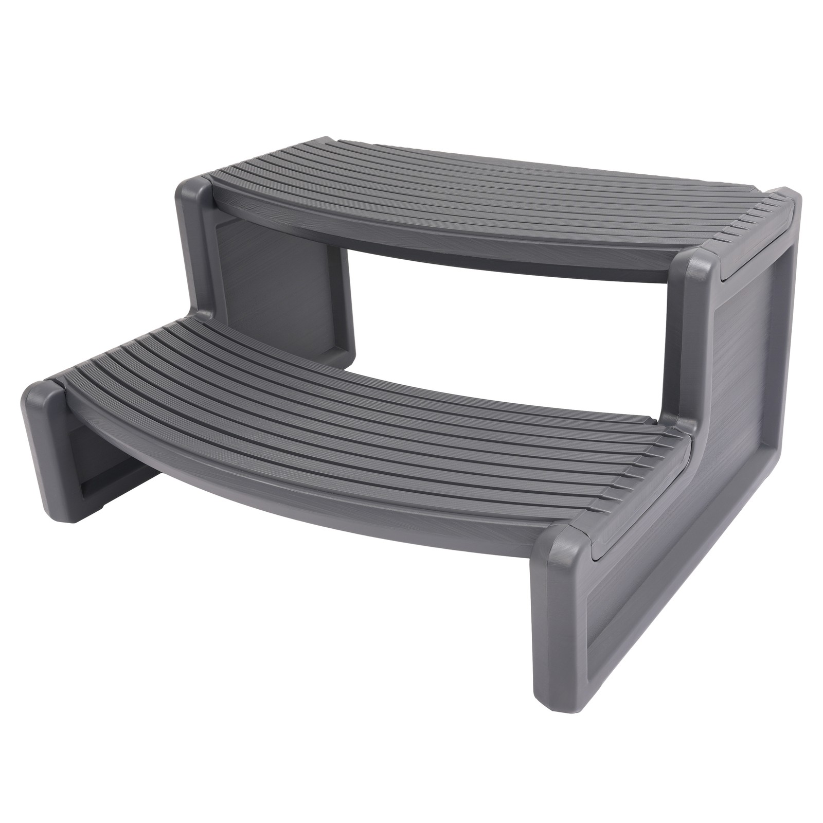Universal Spa Hot Tub Steps No Slip Handi-Step Dark Gray/Black/Carbon Gray/Brown