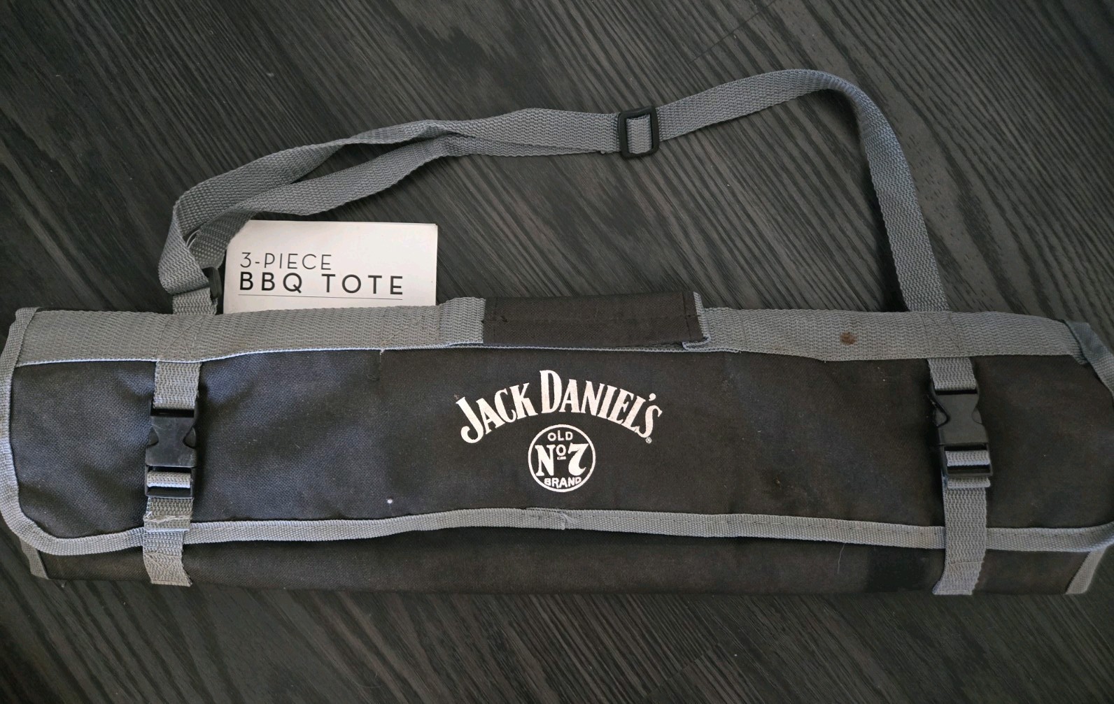 Jack Daniels Branded Picnic Time 3PC BBQ Tote Set New With Tags