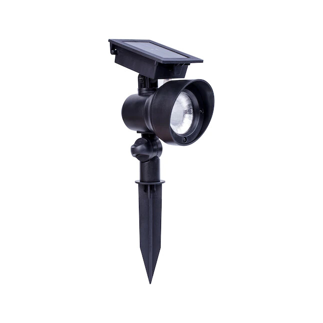 LG Sourcing 7.5 Lumen Solar Flood Light – Black – SPS2-P1-BK-T24 – NEW