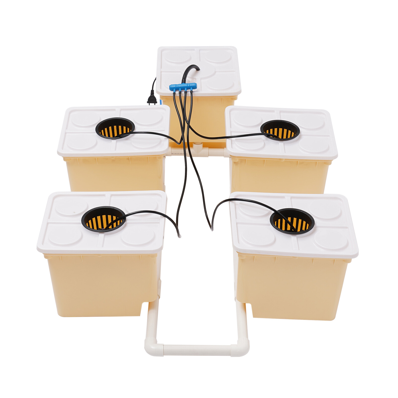 Hydroponics Deep Water Culture DWC Hydroponic System buckets Drip Growing System