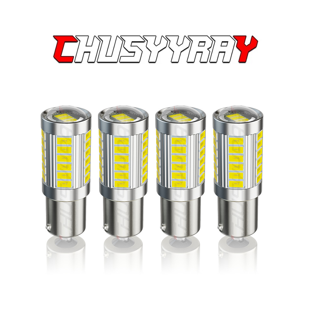 4Pack BA15s 1141 Base LED for Bulb AD2062R Deere Tractor 12volt