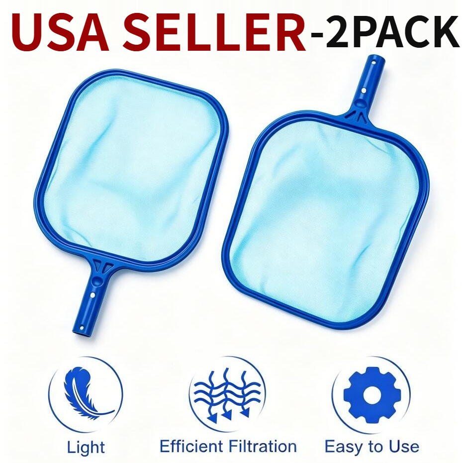 2X Supply Professional Swimming Pool Leaf Skimmer Net – Ultra Fine Mesh Netting