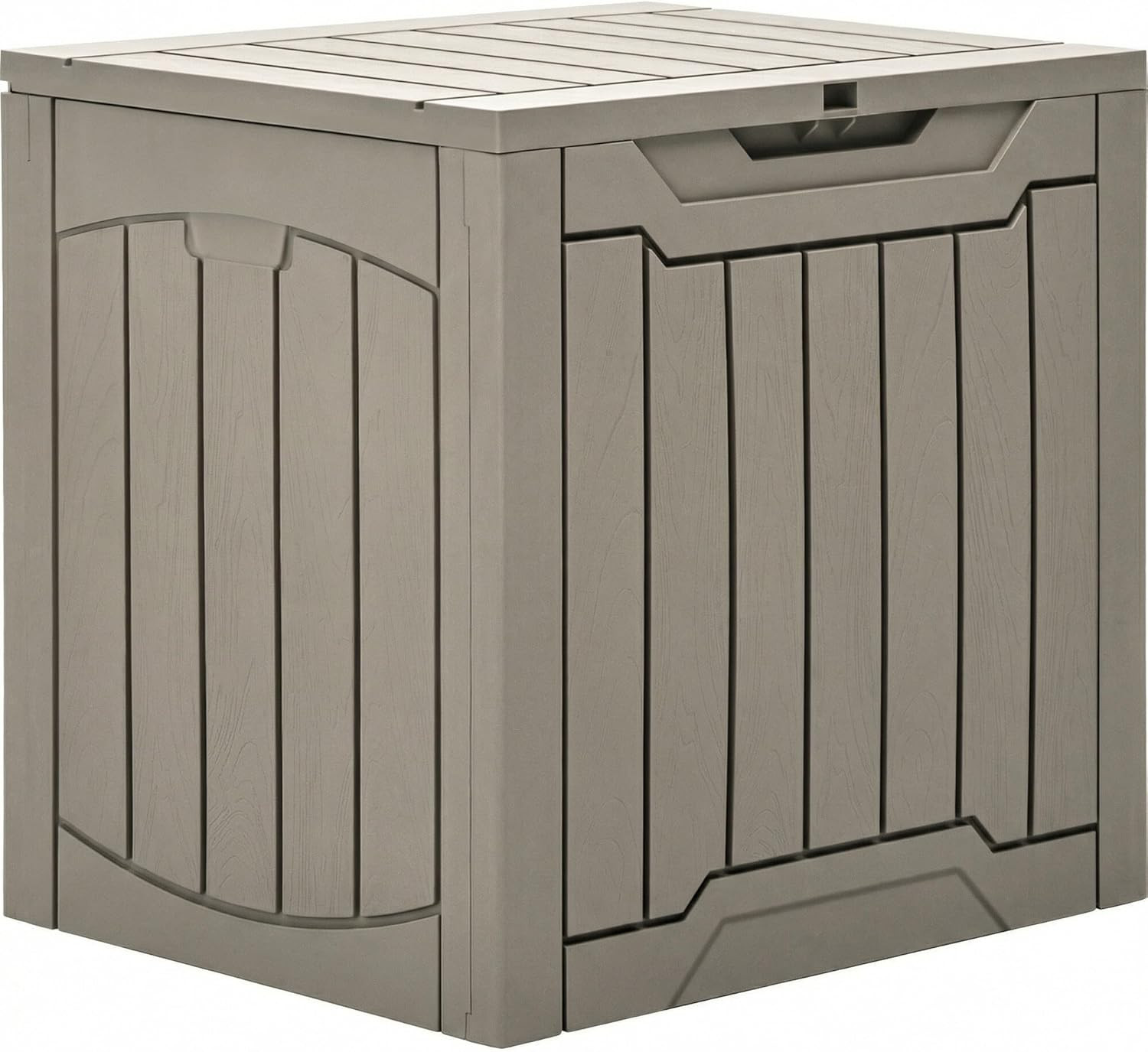 31 Gallon Outdoor Storage Box, Resin Deck Box and Waterproof Package Delivery Bo
