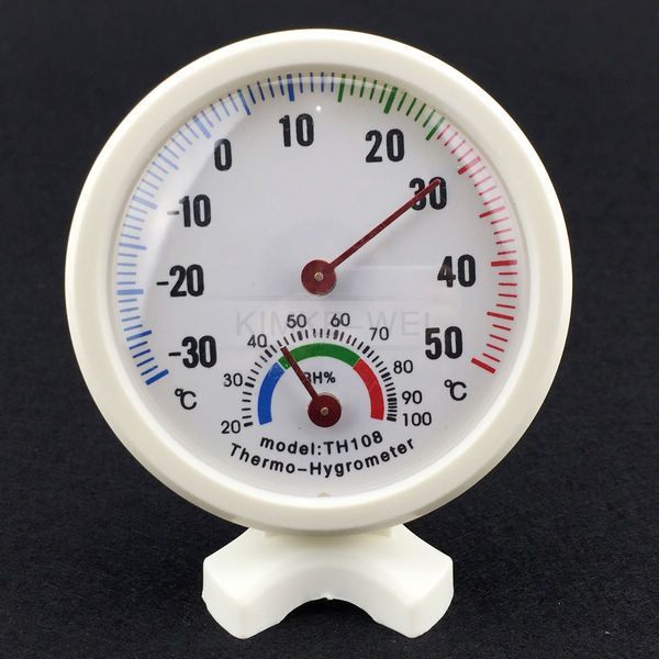 Mini Round Indoor home Hygrometer Humidity Thermometer Temp Temperature Meter