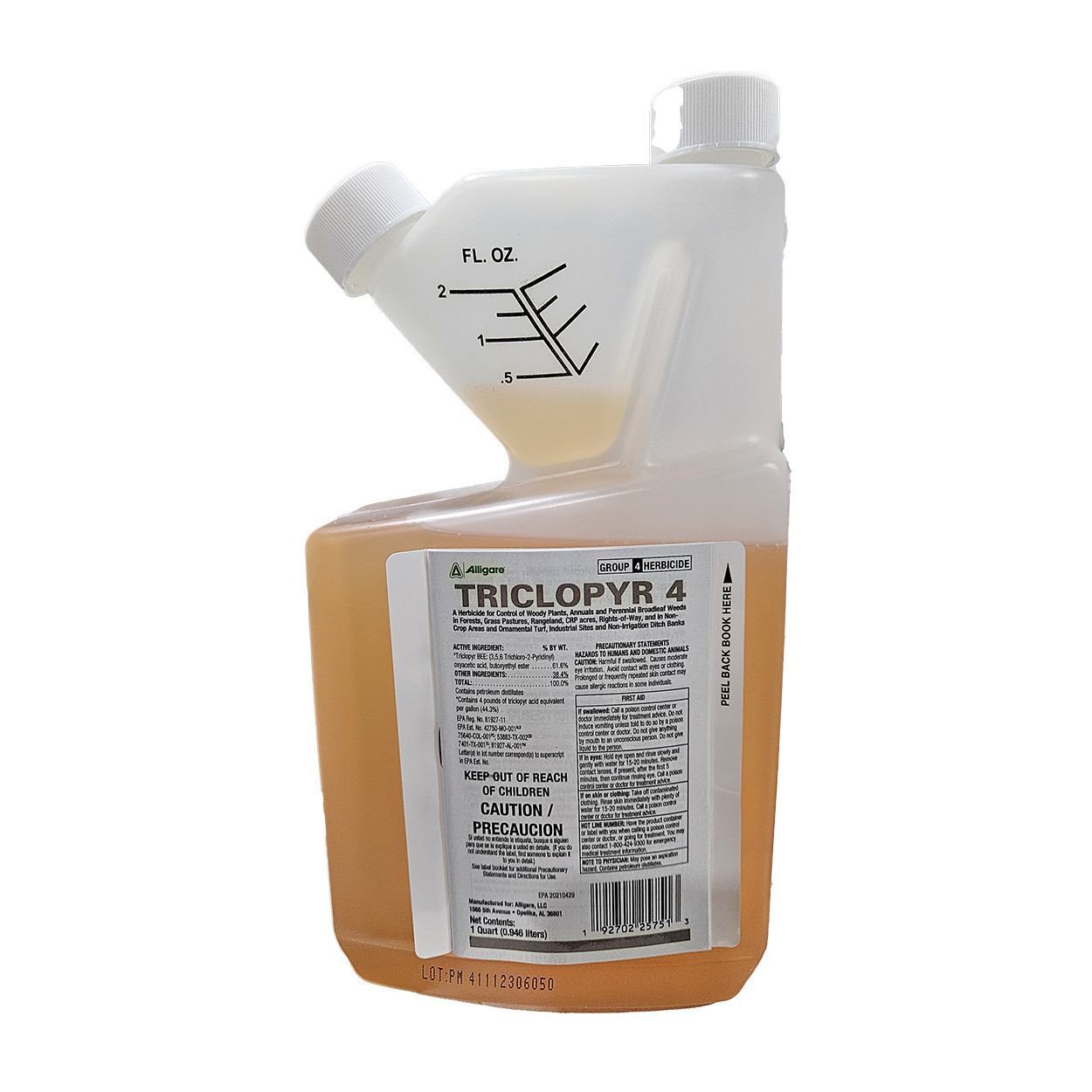 Triclopyr 4 Herbicide For Tough Vegetation Year-Round 32 fl oz By Alligare
