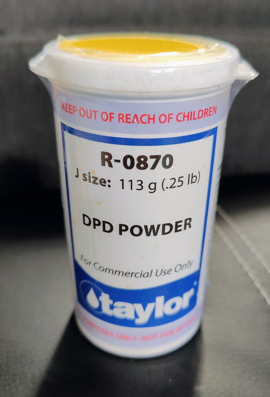 Taylor R-0870-J Reagent DPD Powder J Size 113G .25 Pound-Chlorine Testing